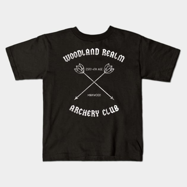 Archery Club Kids T-Shirt by technofaze